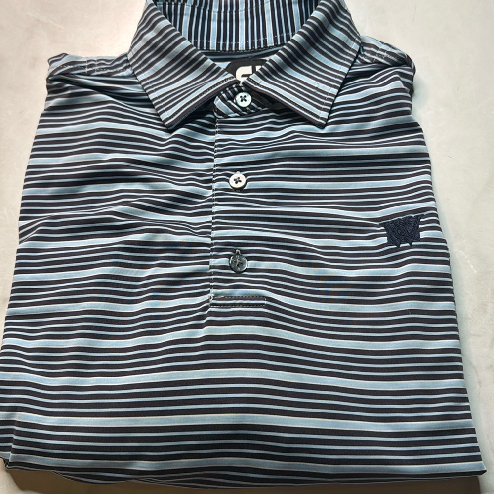Footjoy Striped Golf Polo
